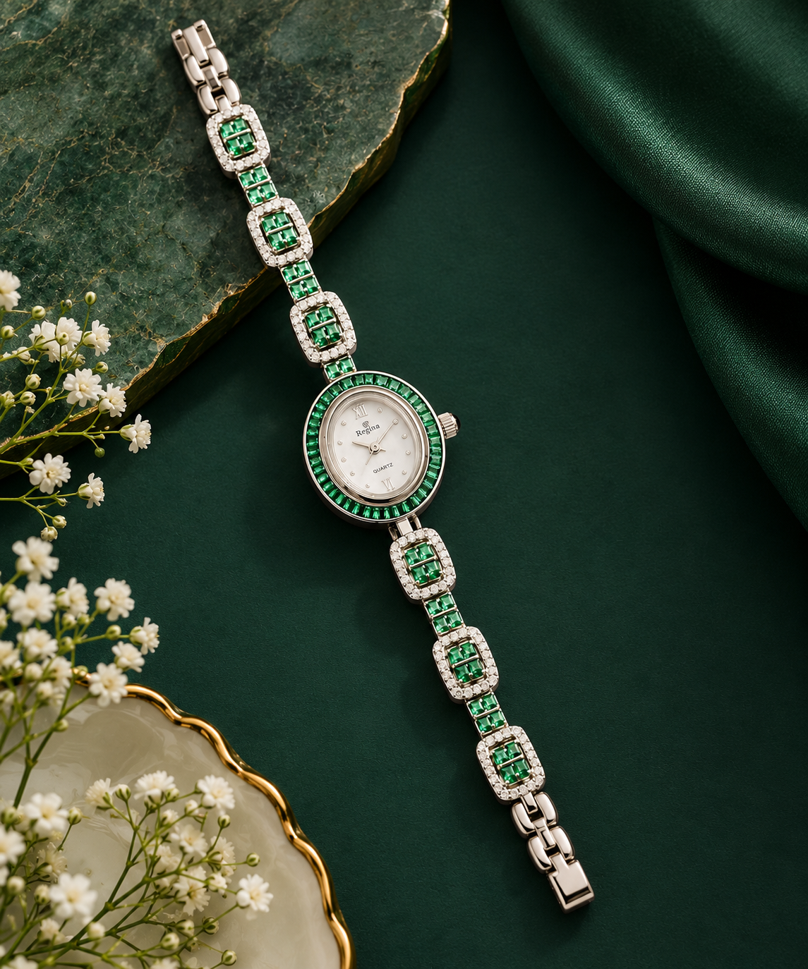 Emerald Grace Luxury Watch