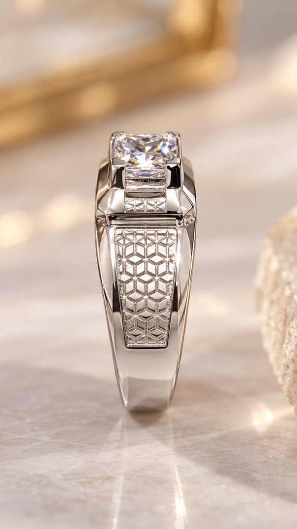 Geometric Glow Ring