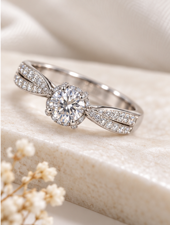 Crystal Crown Ring