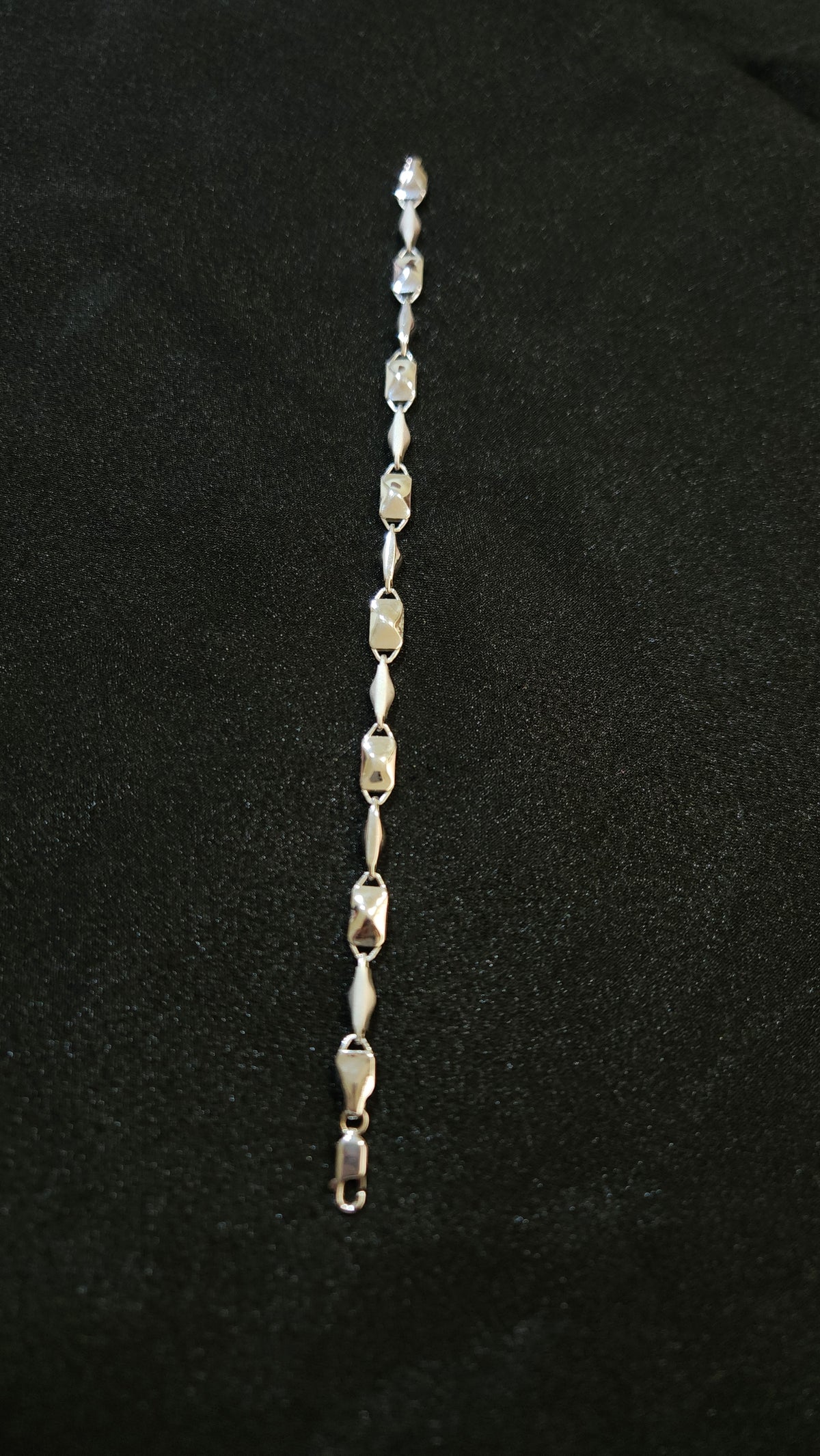 Silver Sculpted Bracelet