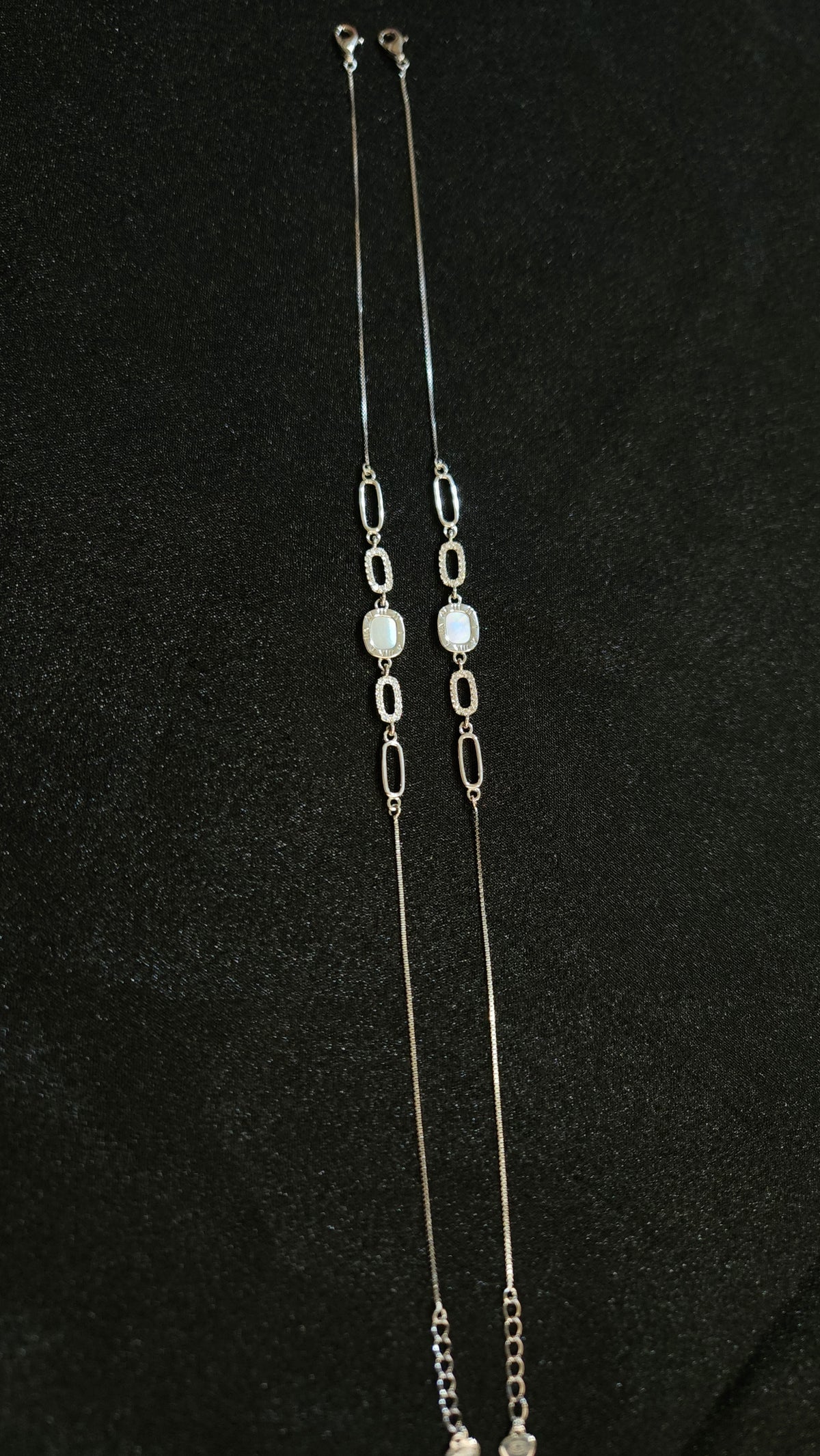 Celestial Silver Link Payal