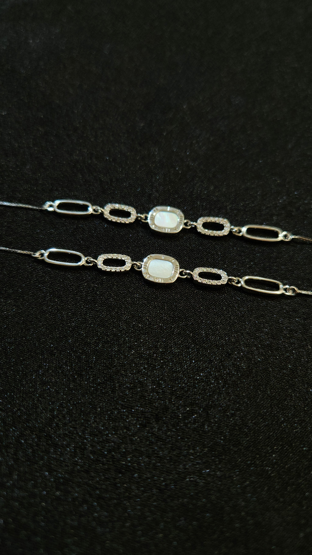 Celestial Silver Link Payal