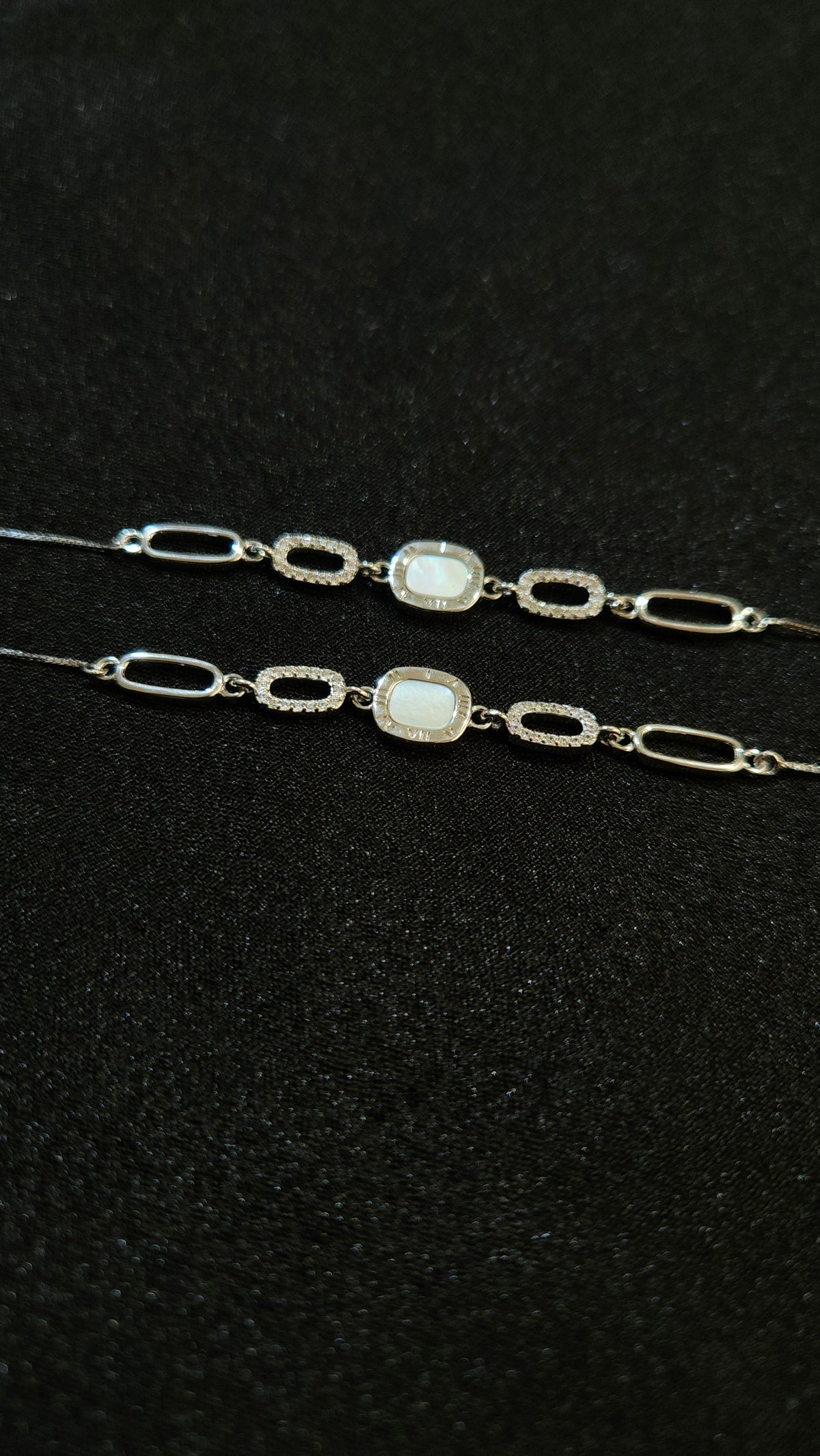 Celestial Silver Link Payal