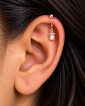 Rose Pearl Helix Earring