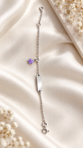 Purple Blossom Kids Bracelet