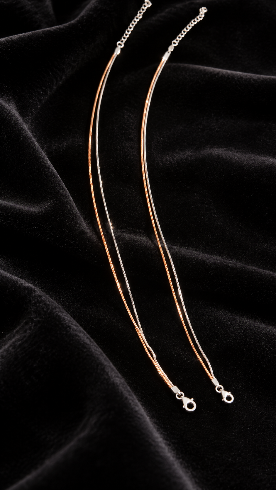 Dual- Tone Elegance Snake Payal