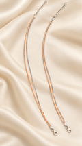 Dual- Tone Elegance Snake Payal