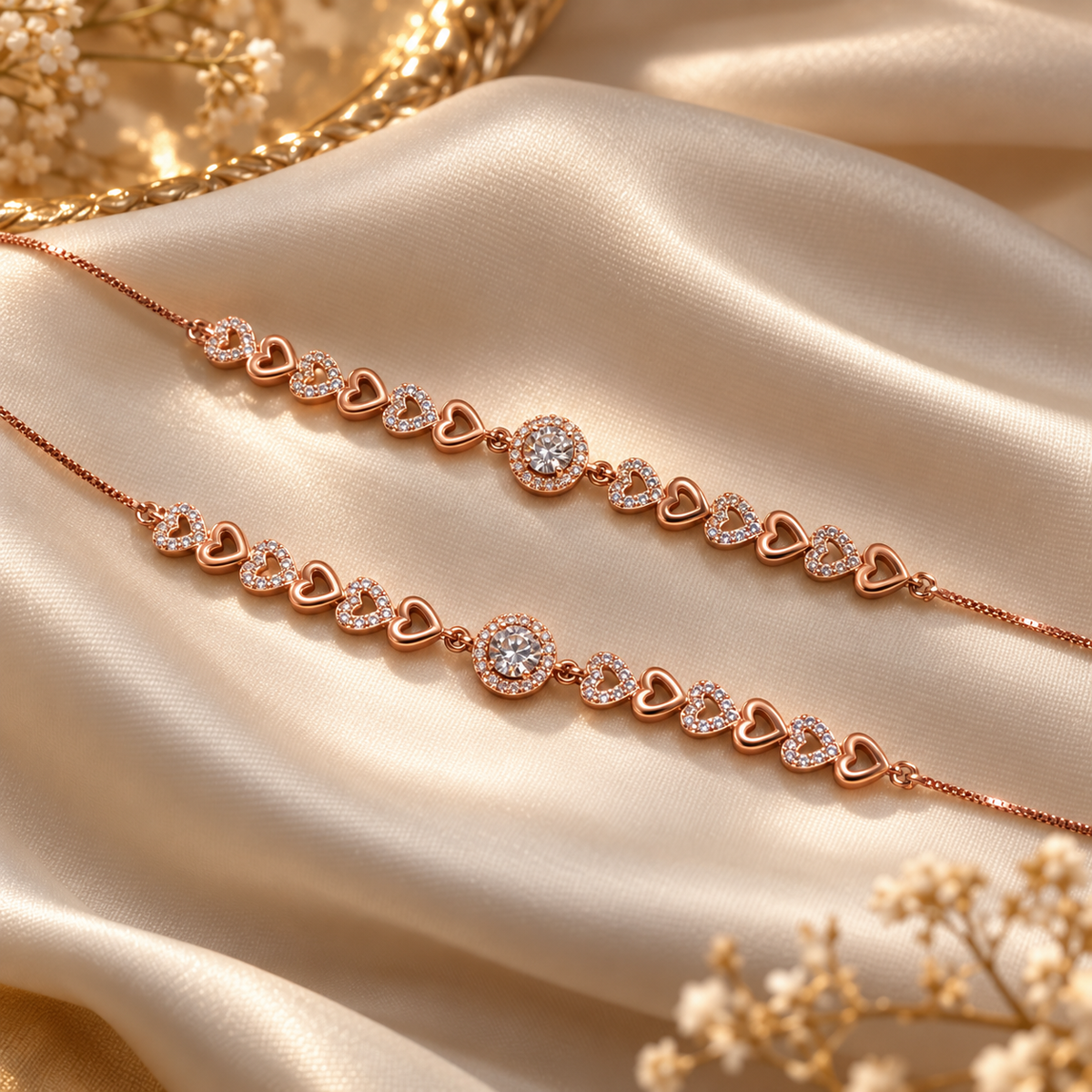 Rose Gold Forever Heart Payal