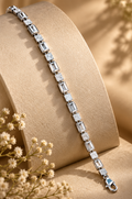 Crystal Luxe Silver Tennis Bracelet