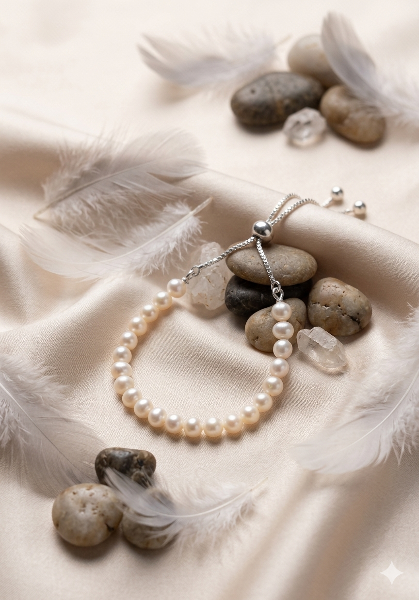 Adjustable Cultured Pearl Bracelet