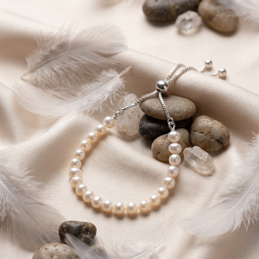 Adjustable Cultured Pearl Bracelet