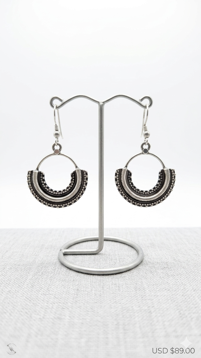 Beaded Raga Earrings