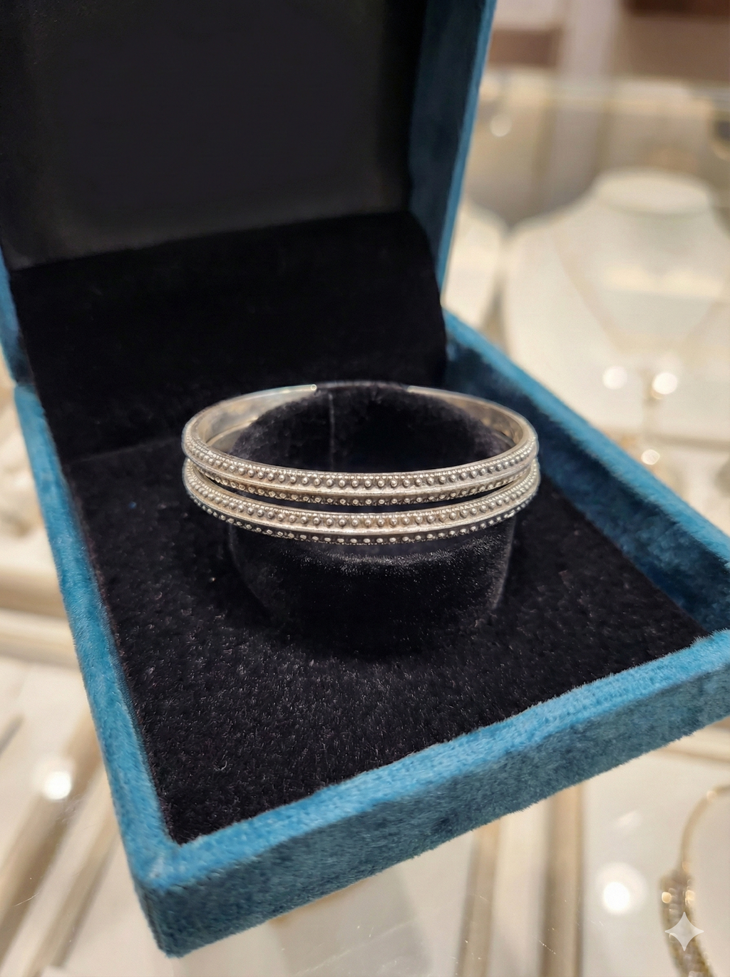 Beaded Silver Bangles_2
