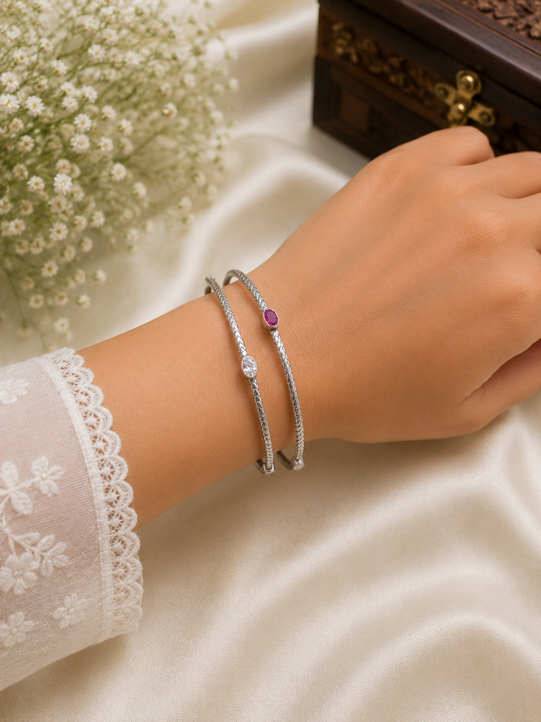Classic Gem Bangle