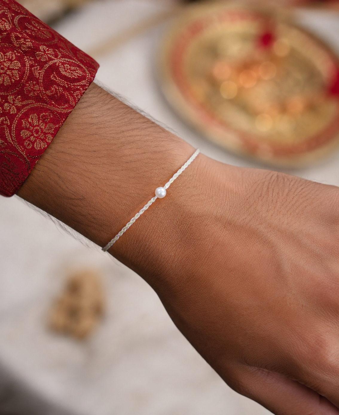 Classic Pearl Rakhi