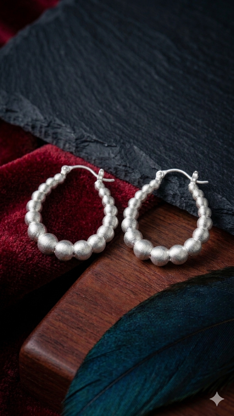Croissant Hoop Earrings