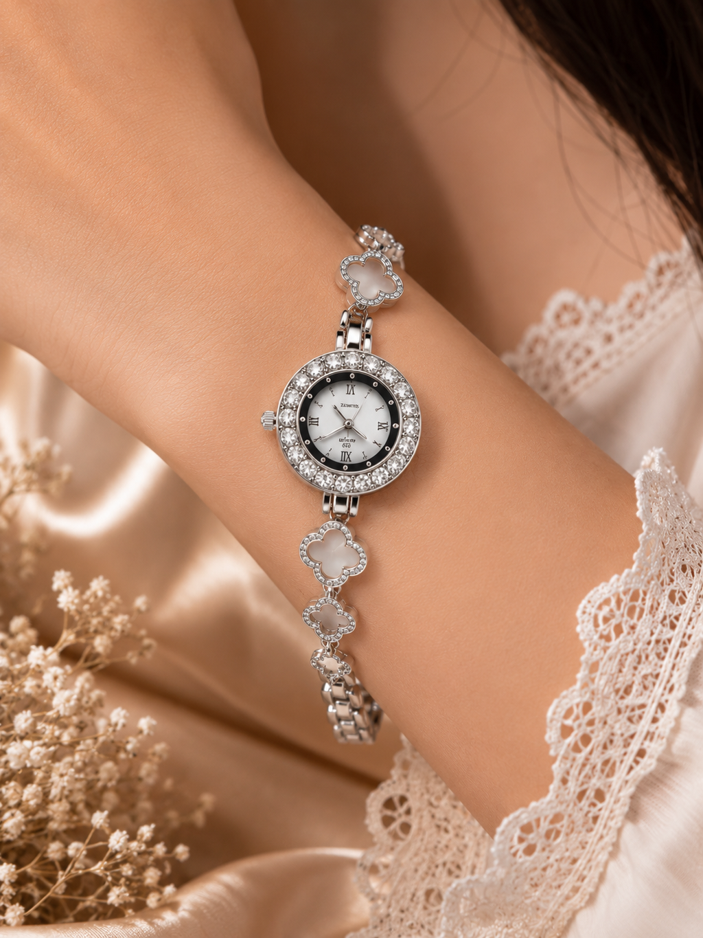 Crystal Bloom Wristwatch