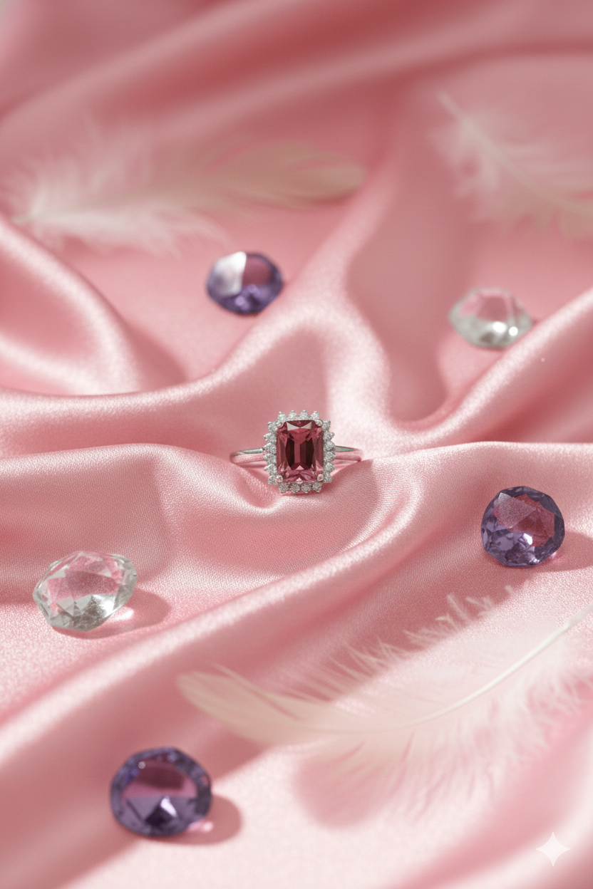 Deep Wine Halo Ring_2