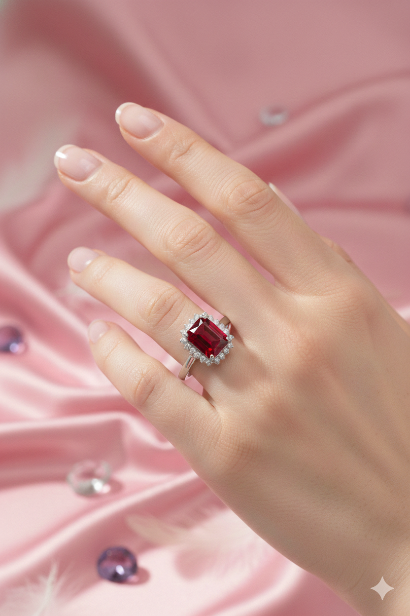 Deep Wine Halo Ring_3