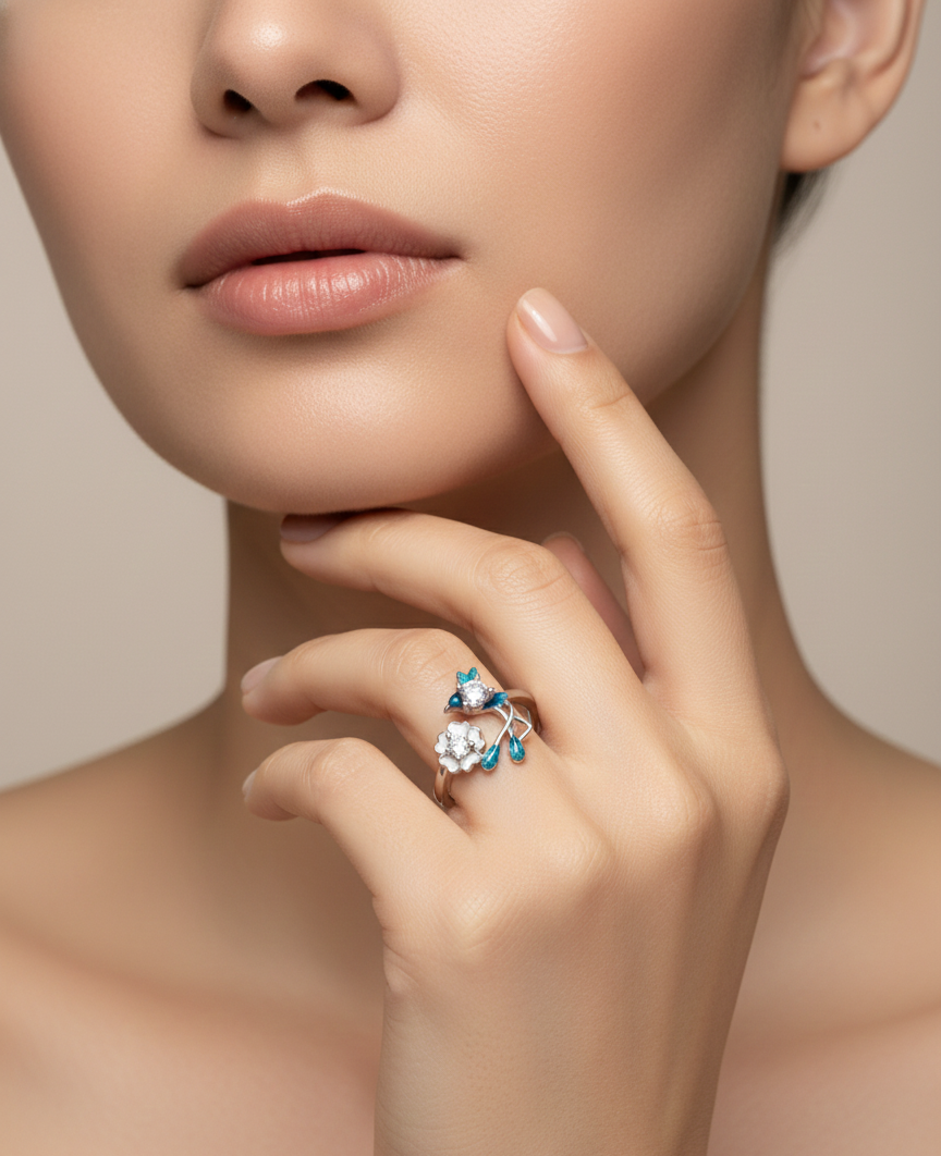 Dewdrop Bloom Ring_2