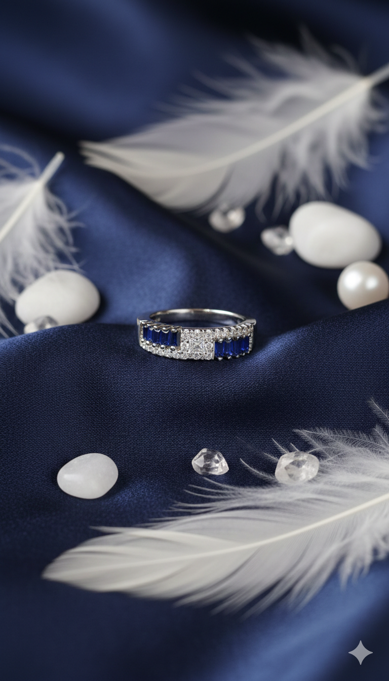 Elegant Sapphire Band_2