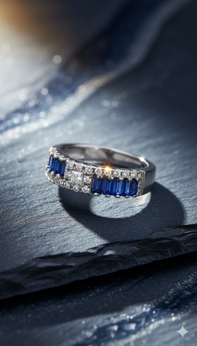 Elegant Sapphire Band_3