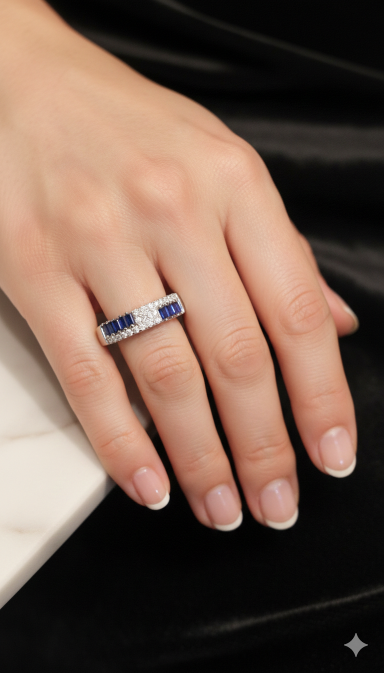 Elegant Sapphire Band_5