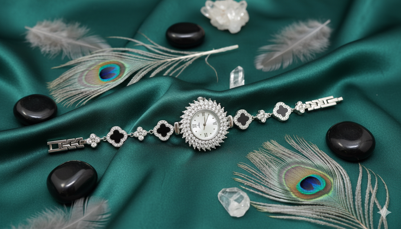 Elegant Sunburst Alhambra Watch_2