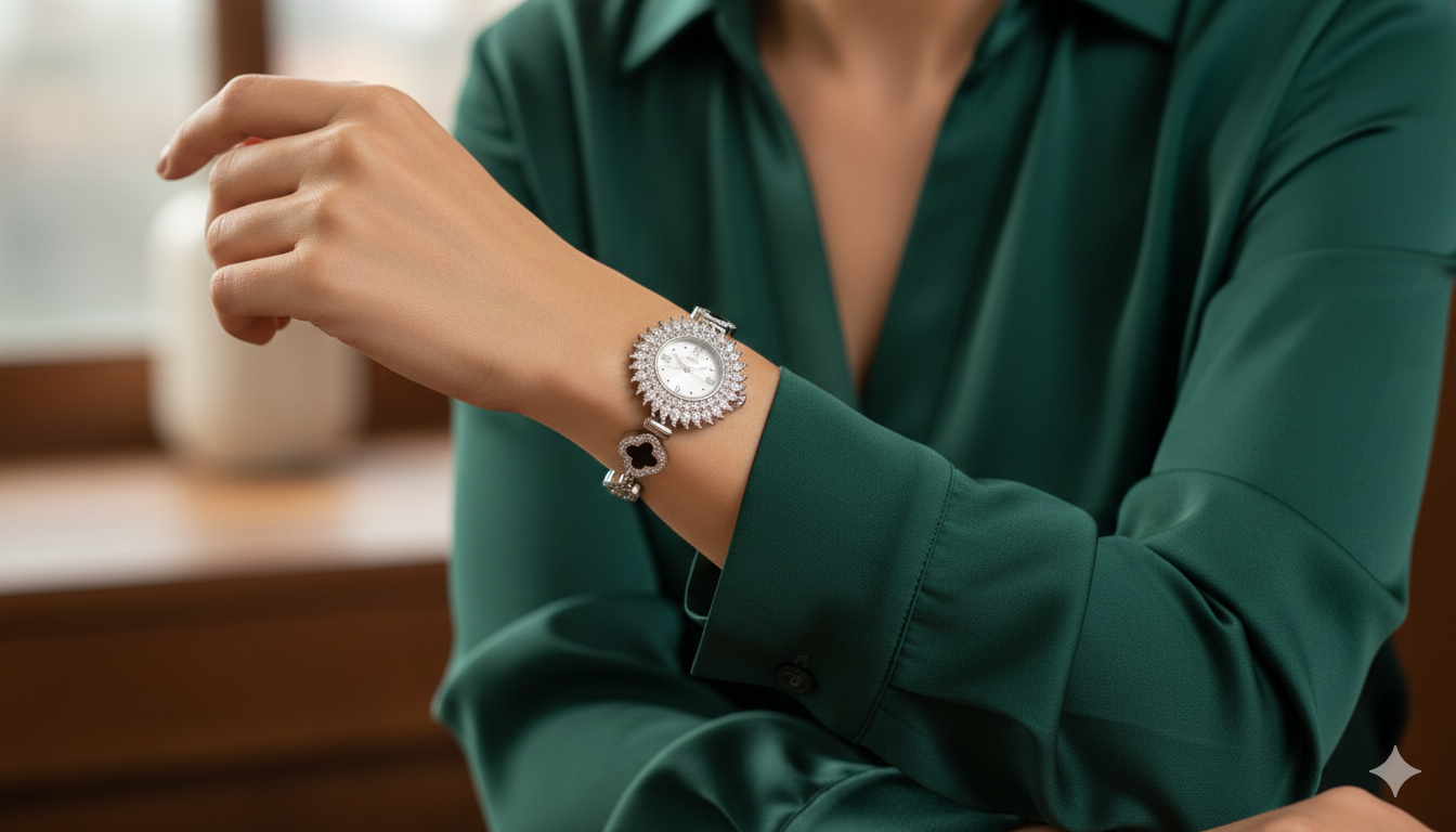 Elegant Sunburst Alhambra Watch_5