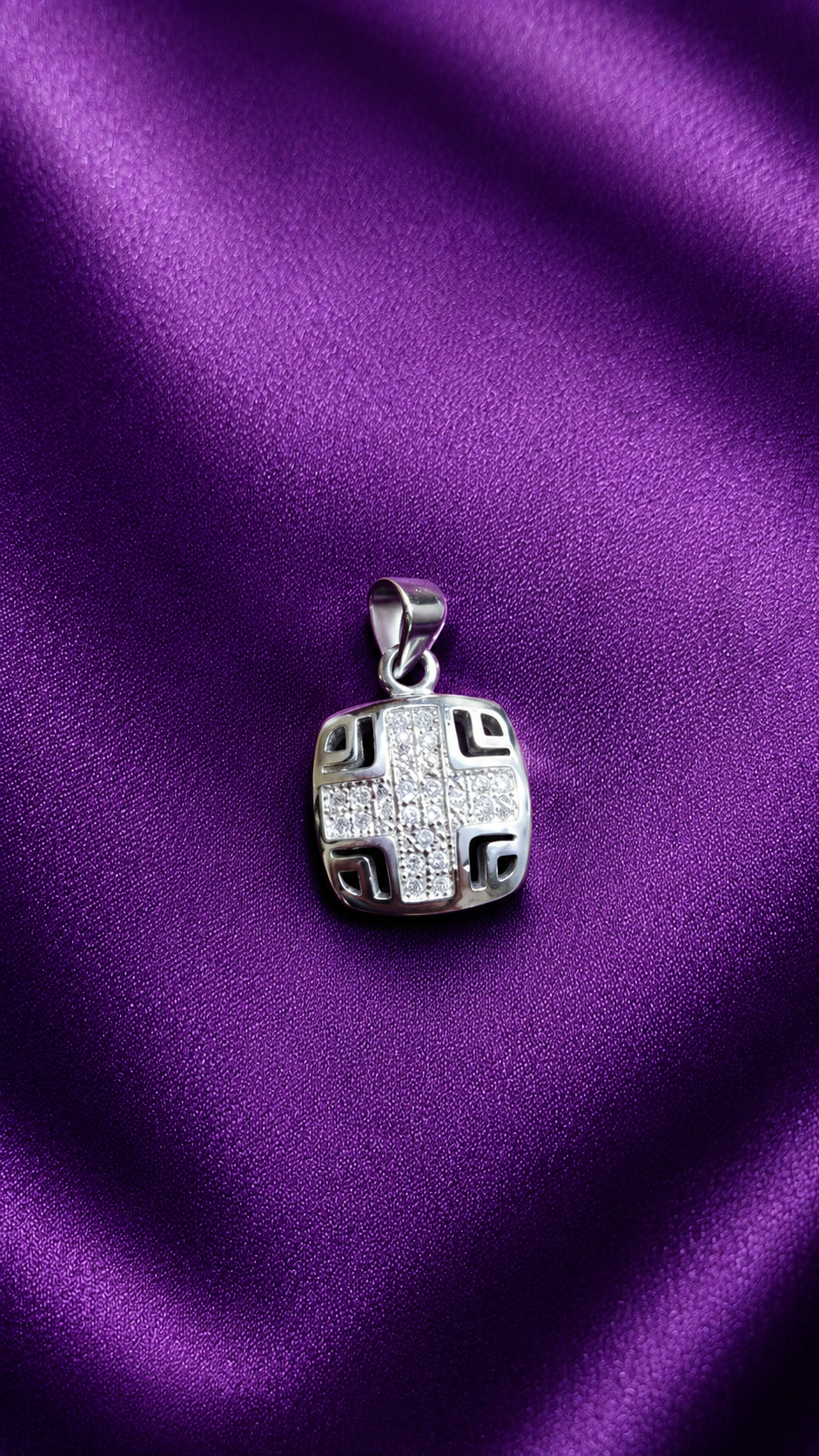 Elegant Cross Pendant by Myrah Jewels