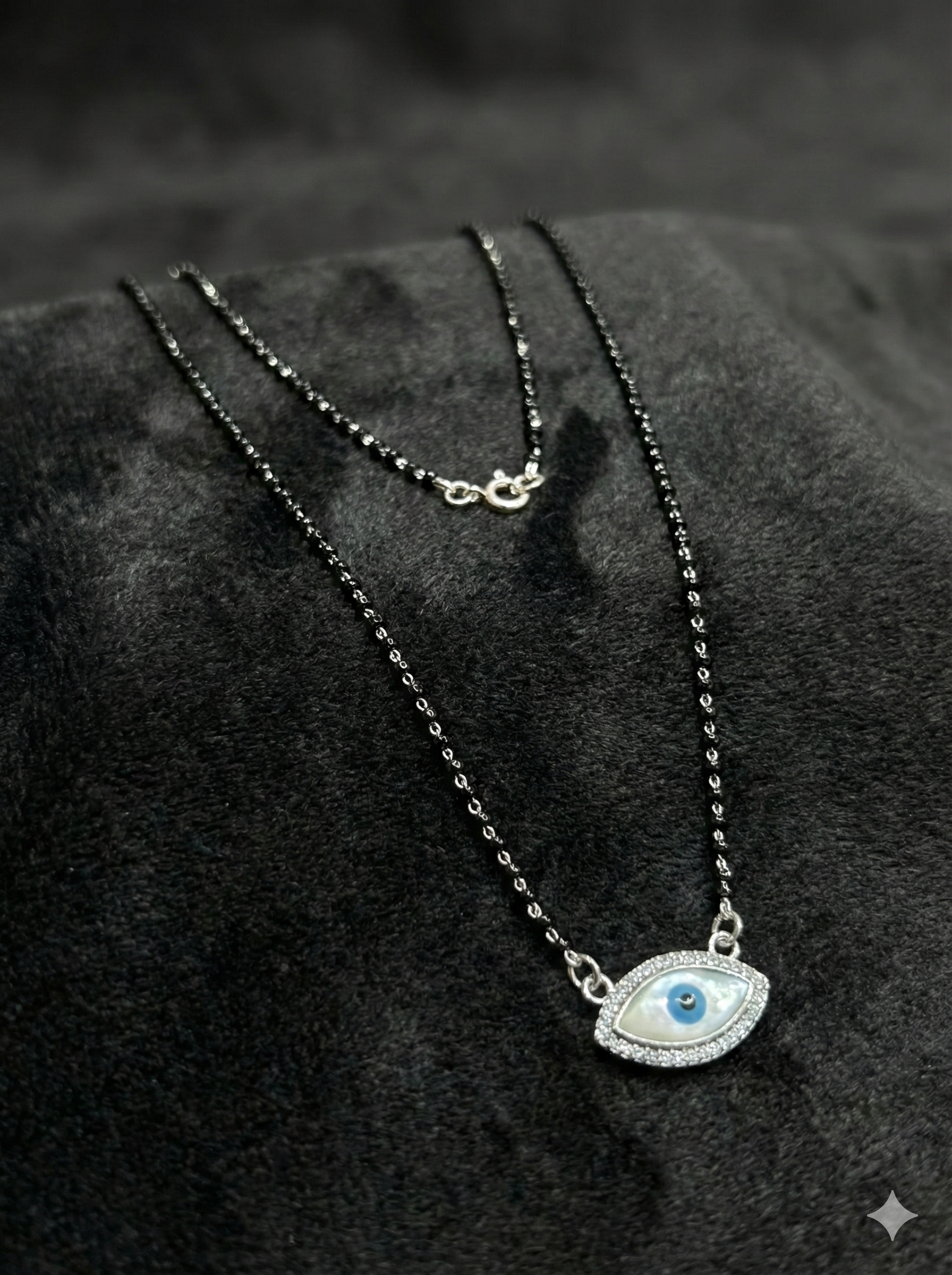 Evil Eye Silver Mangalsutra_3