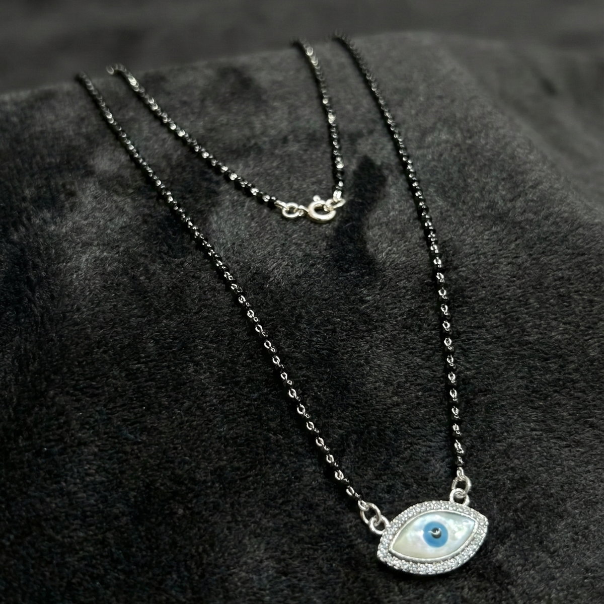 Evil Eye Silver Mangalsutra_3