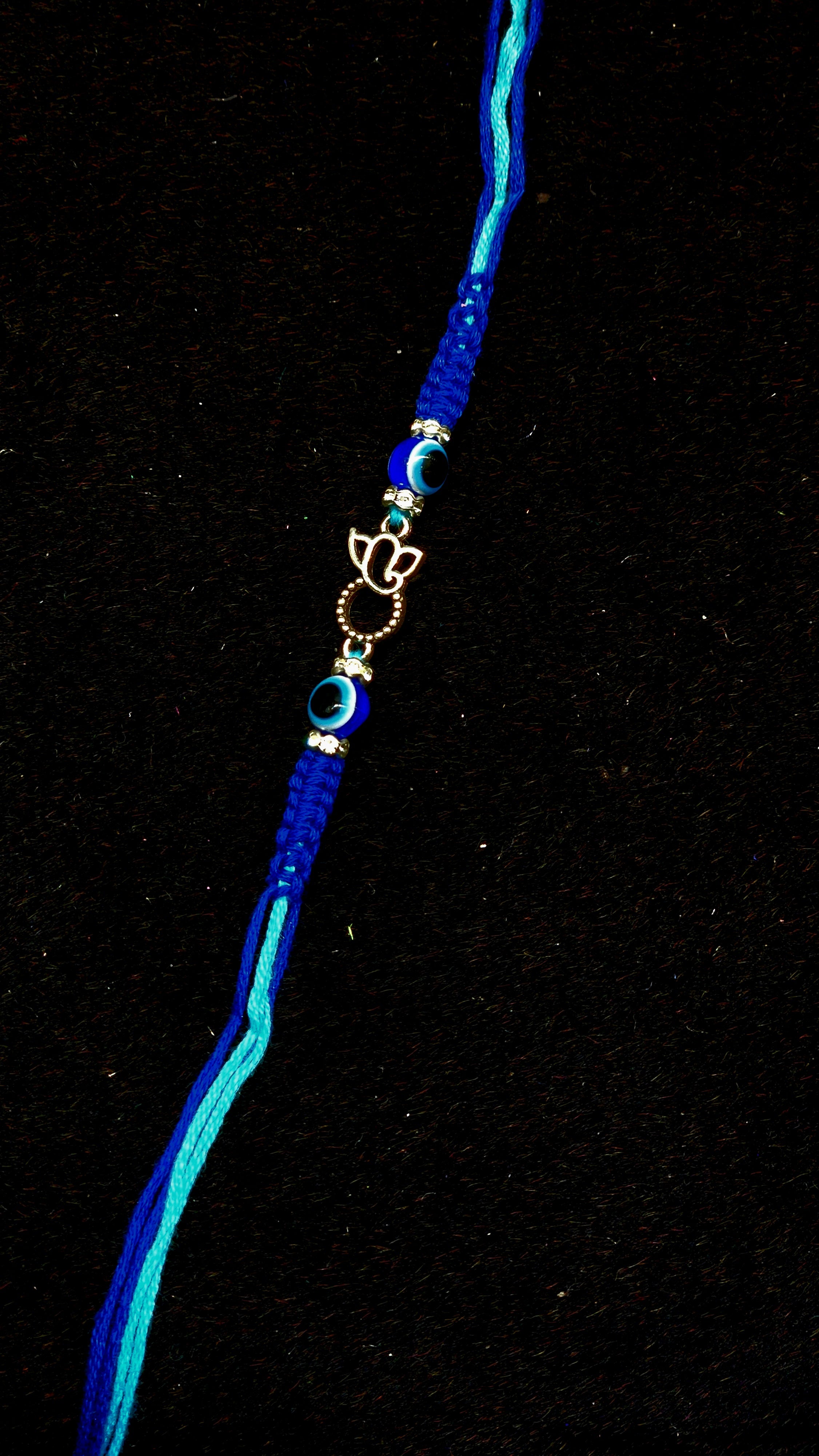 Evil Eye Ganesha Rakhi