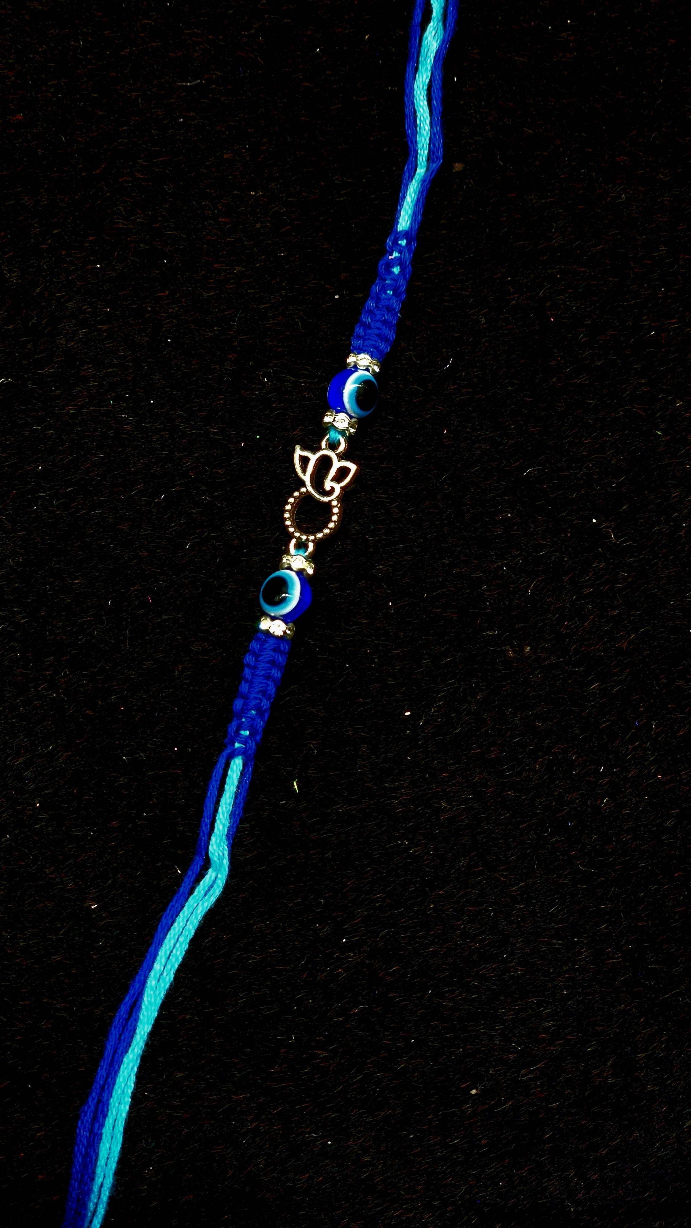 Evil Eye Ganesha Rakhi