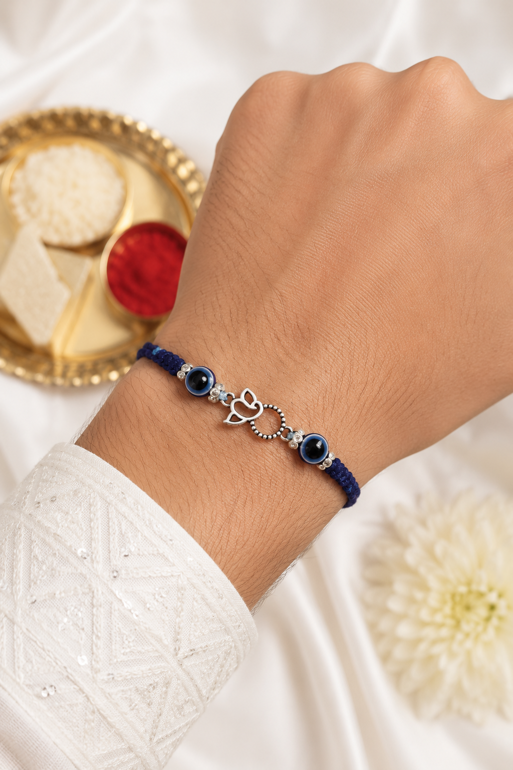 Evil Eye Ganesha Rakhi
