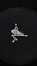 Feather & Flute Pendant by Myrah Jewels