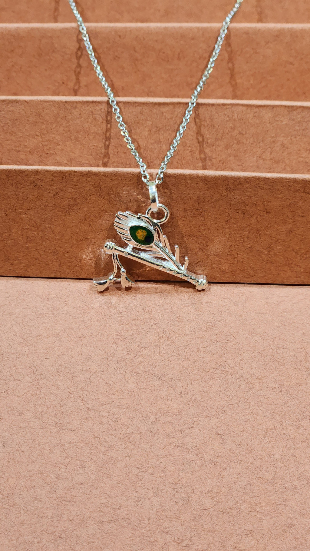 Feather & Flute Pendant