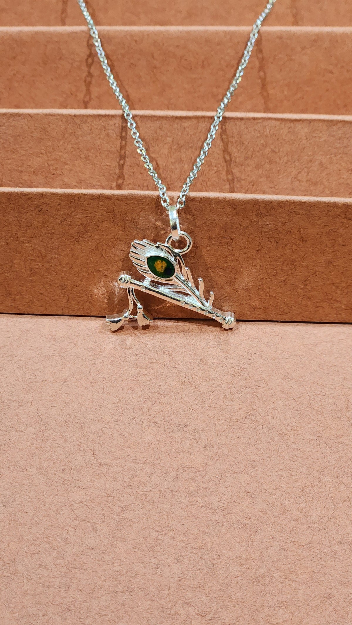 Feather & Flute Pendant