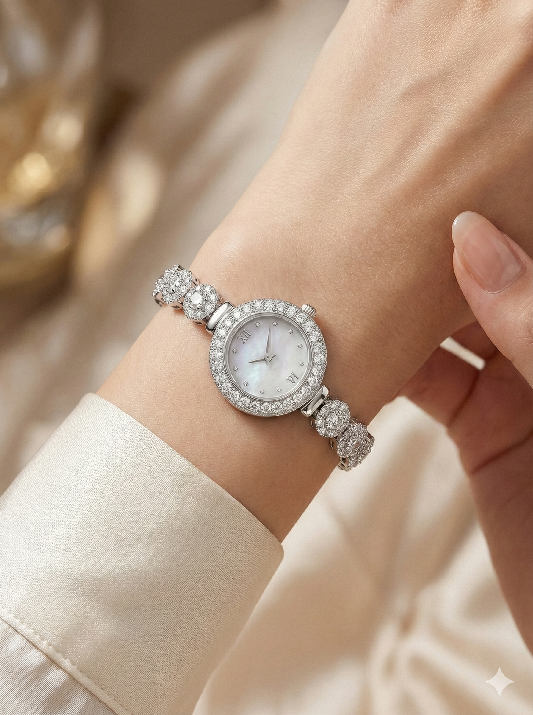 Silver Girl's watch