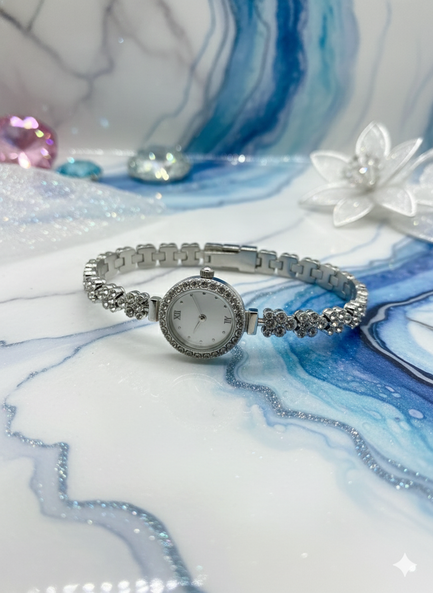 Silver Wrist Watch