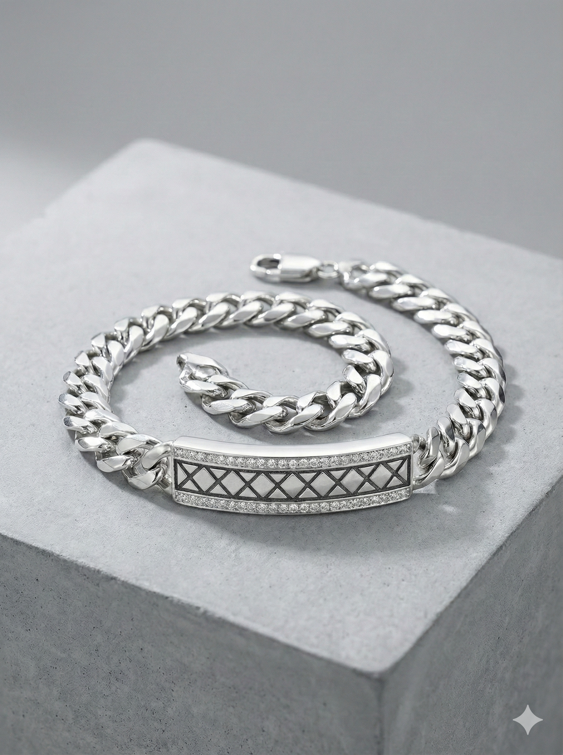 Geometric Curb Bracelet_1