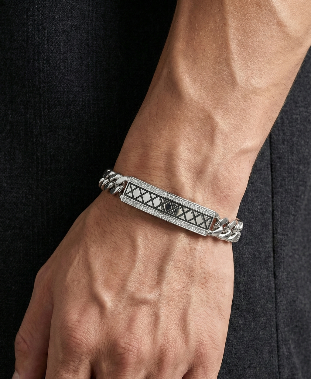 Geometric Curb Bracelet_3