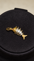 Gold Fish Charm by Myrah Jewels