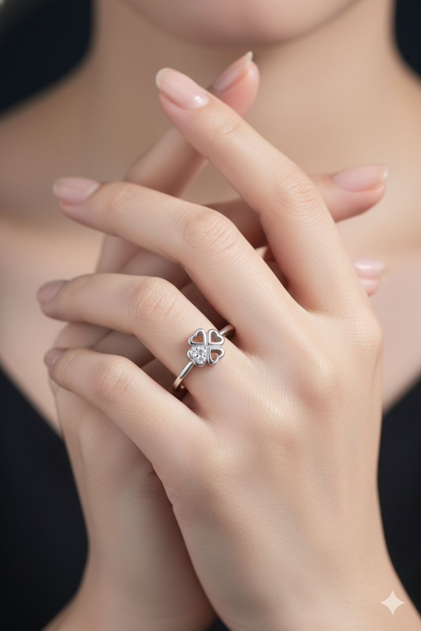 Heart Clover Ring_4