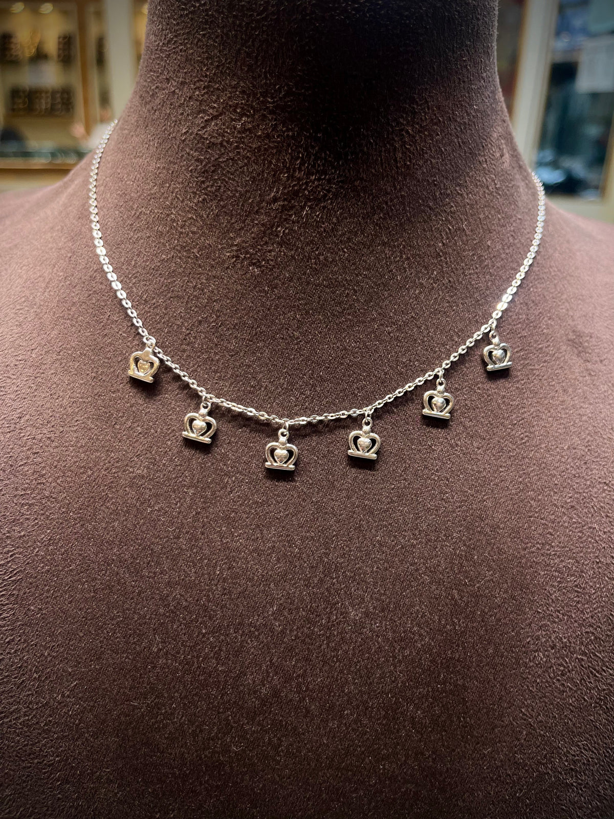 Heart Crown Chain