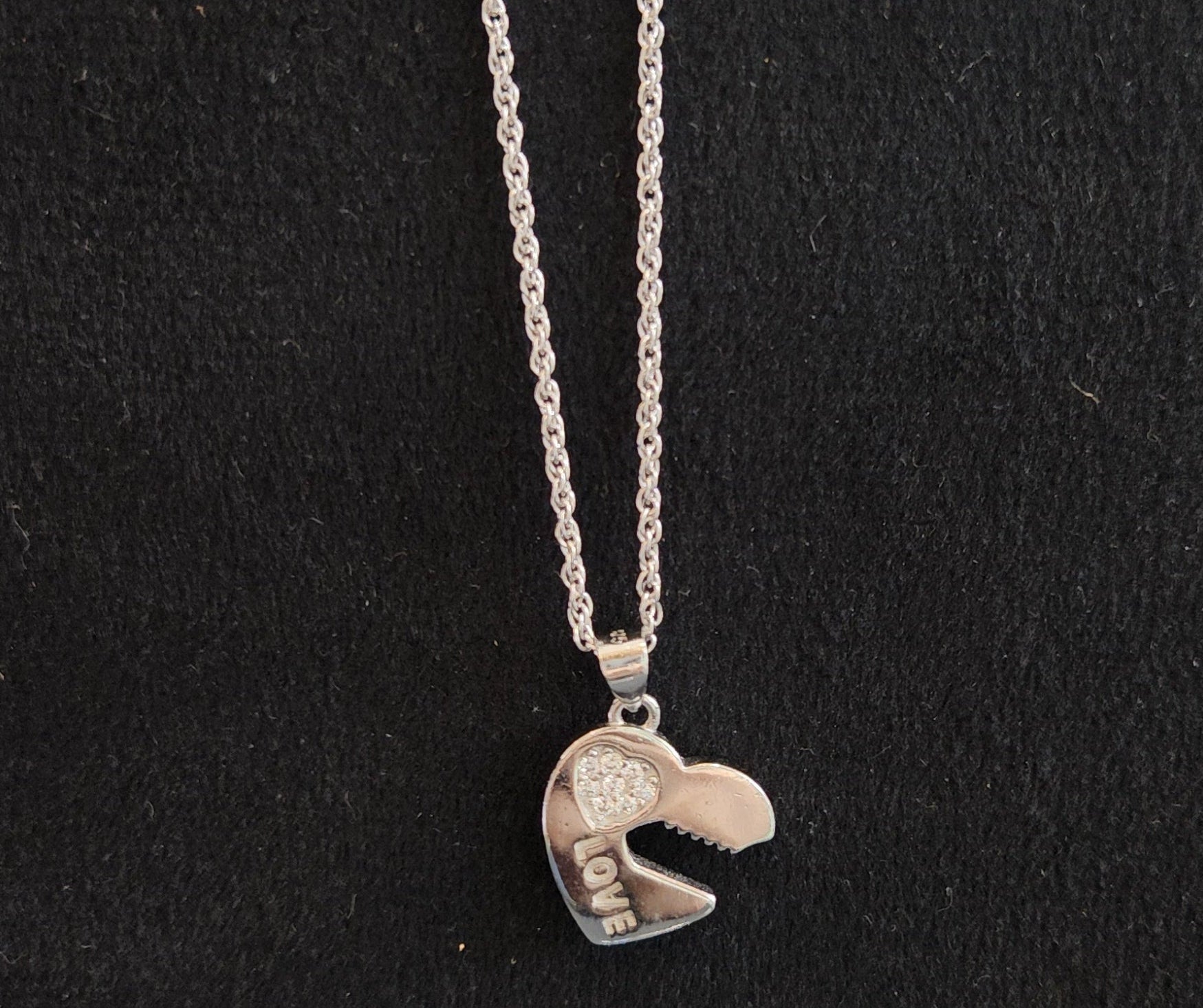 Heart and Key Pendant