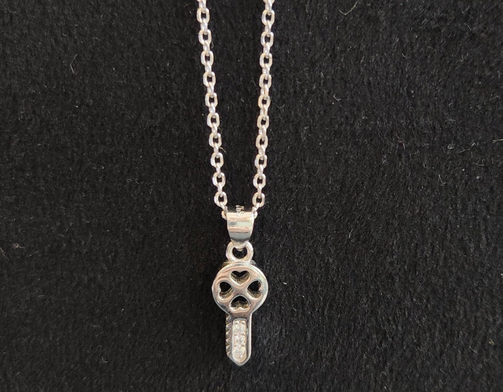 Heart and Key Pendant