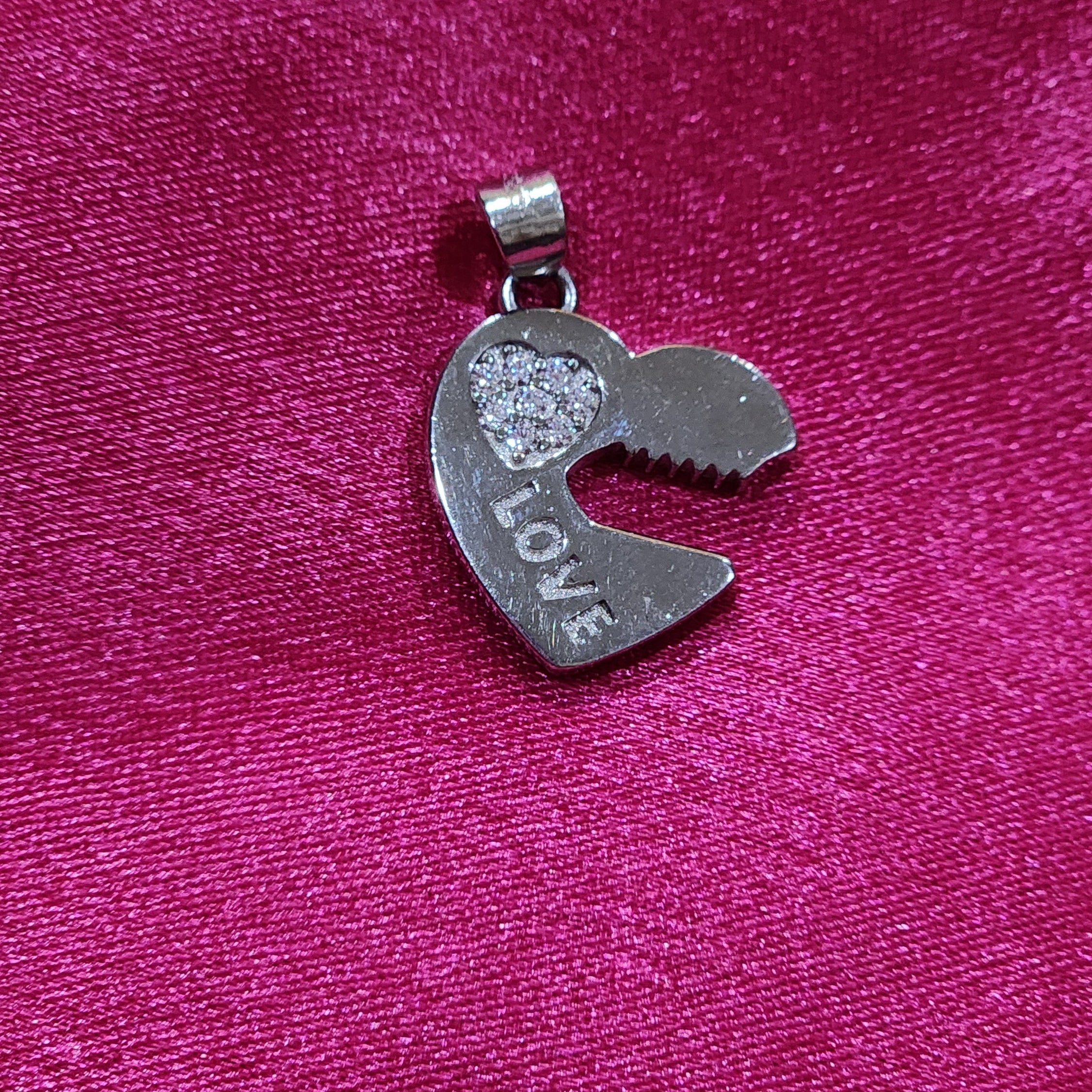 Heart and Key Pendant