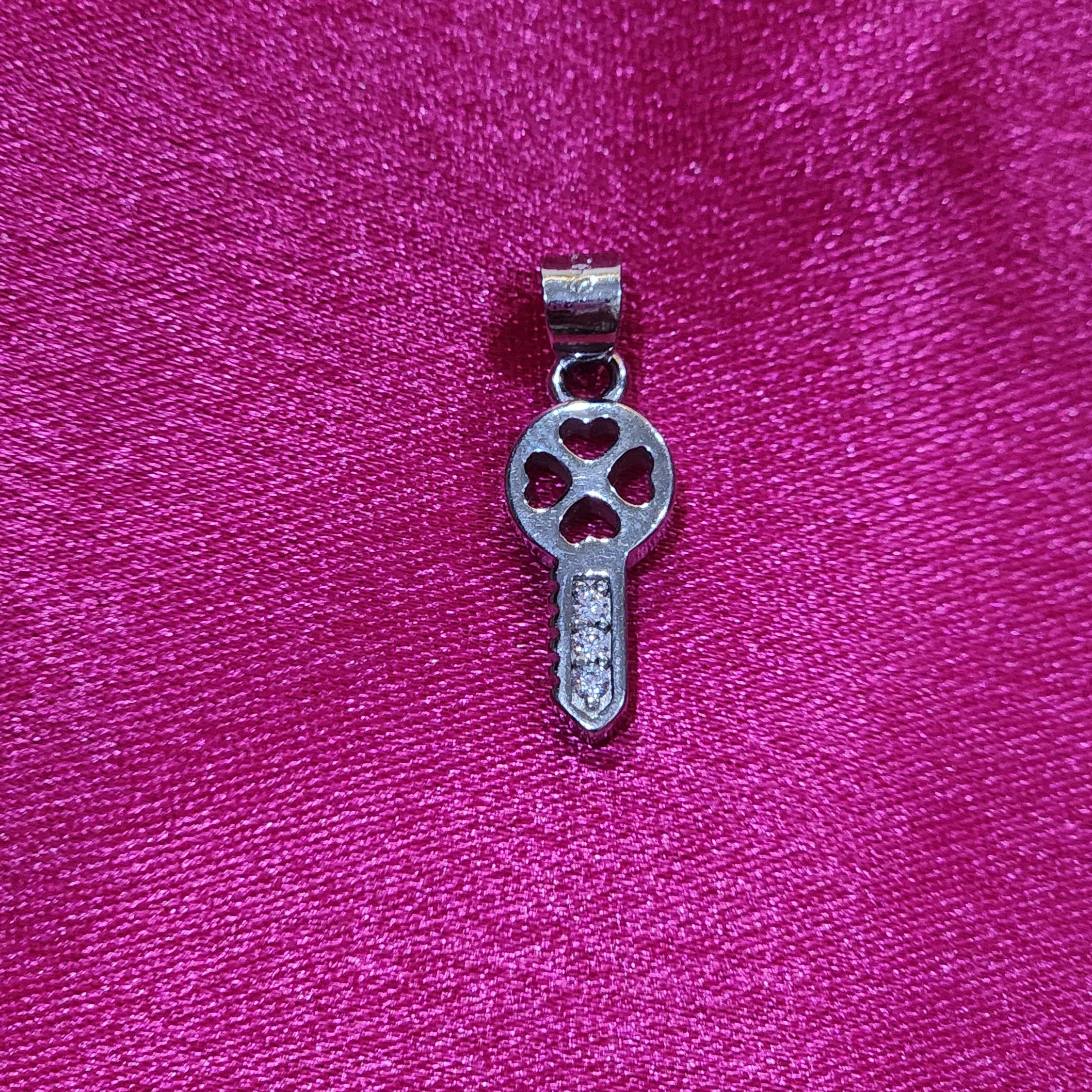 Heart and Key Pendant