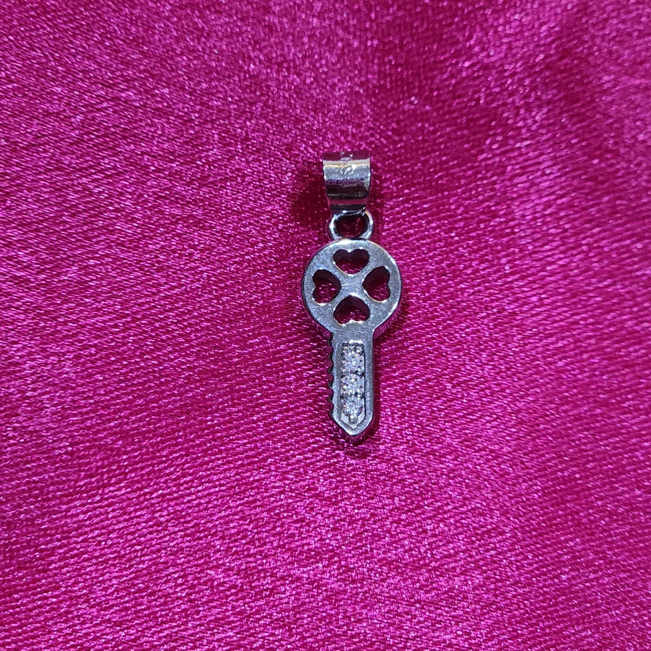 Heart and Key Pendant